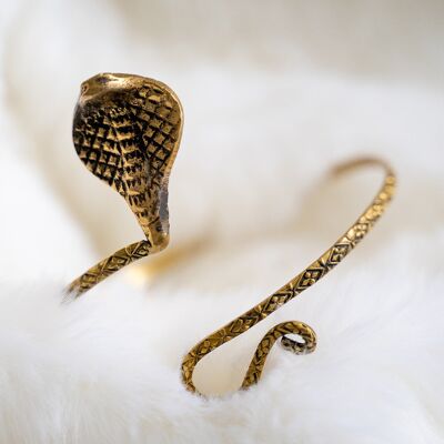 Brazalete Cobra - Dorado