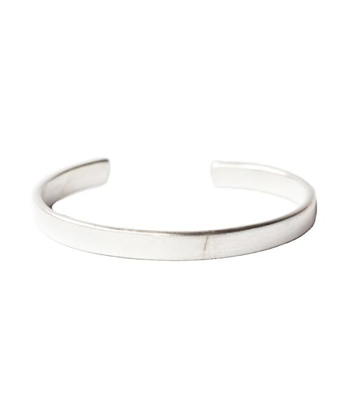 Simple Bangle Bracelet - Silver Small