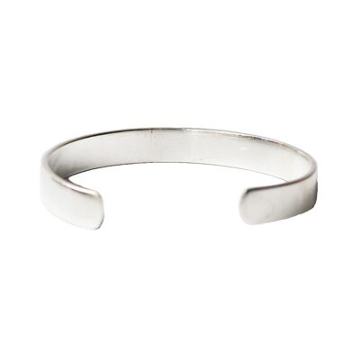 Simple Bangle Bracelet - Silver Medium