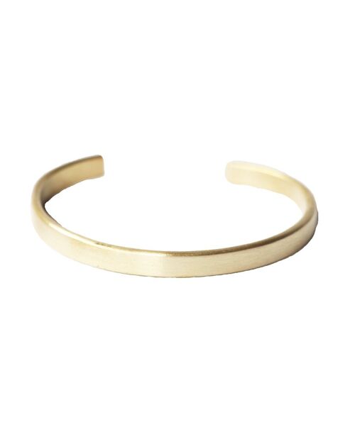Simple Bangle Bracelet - Gold Small