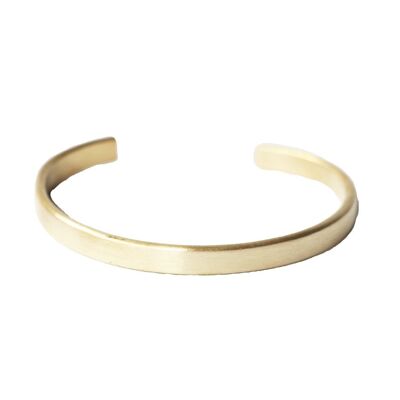 Simple Bangle Bracelet - Gold Small