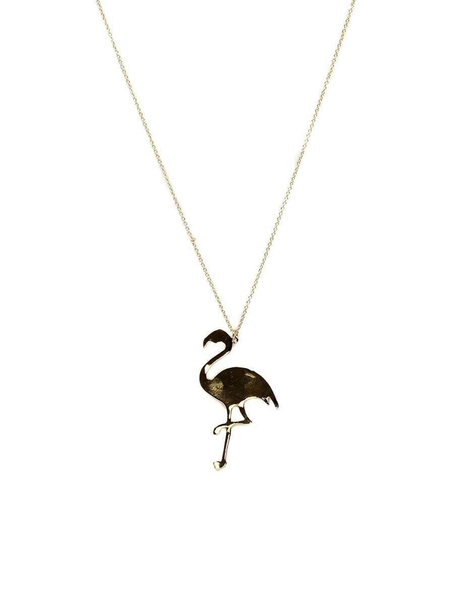 Dora Flamingo Halskette - Gold