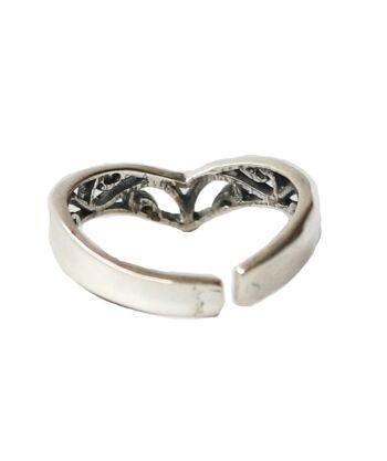 Bague Géométrique Ajustable - Argent 6