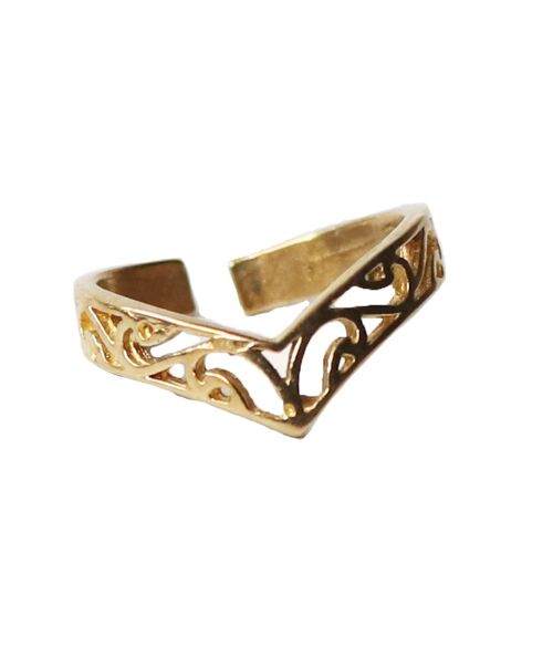 Geometric Ring Adjustable - Gold