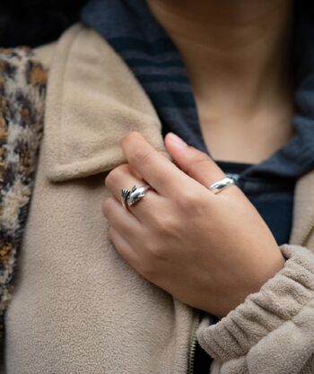 Bague Poisson Argent 2