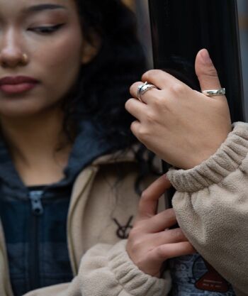 Bague Poisson Argent 4