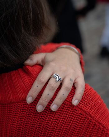 Bague Wrap Serpent - Argent 7