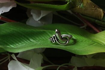 Bague Wrap Serpent - Argent 6