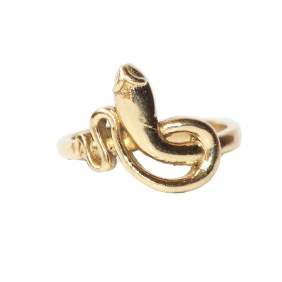 Wrap Snake Ring - Gold