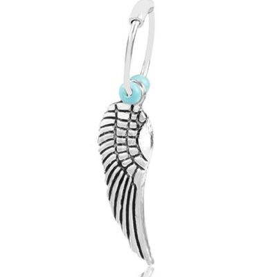 Wing Hoop Body Jewellery - Silver