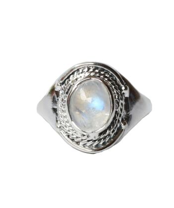 Bague en argent sterling avec pierres précieuses - Turquoise 9