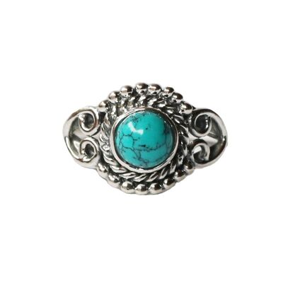 Sterling Silver Ring with Gemstone - Turquoise