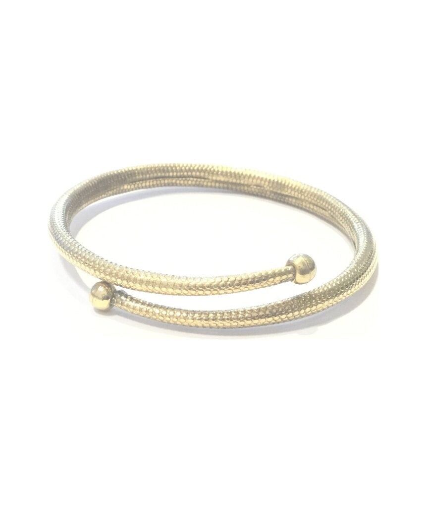 Armmanschette aus Schlangenhaut - Gold