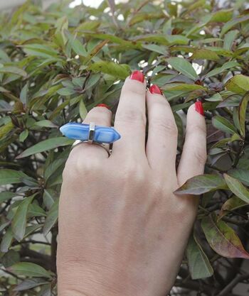 Bague Pierre Boho - Bleu 7