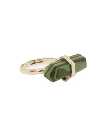 Bague Pierre Boho - Vert 4