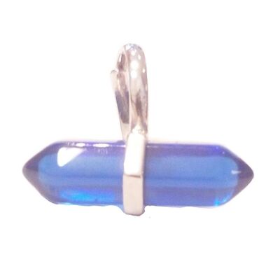 Boho Steinring - Transparent blau