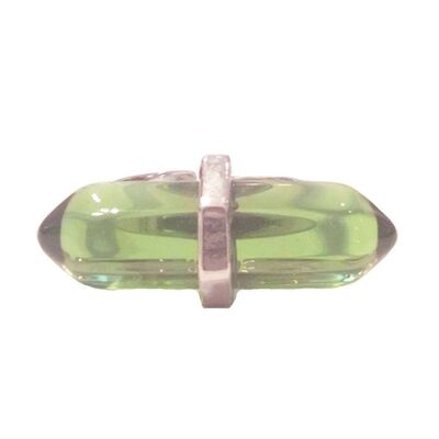 Boho Stone Ring - Transparent Green