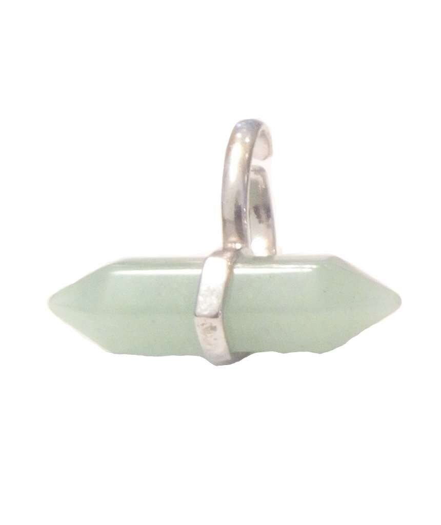 Boho Steinring - Hellgrün