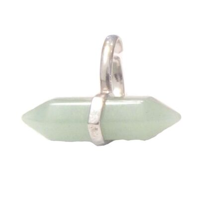 Anello di pietra Boho - verde chiaro