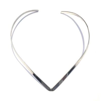 The V Choker - Silver