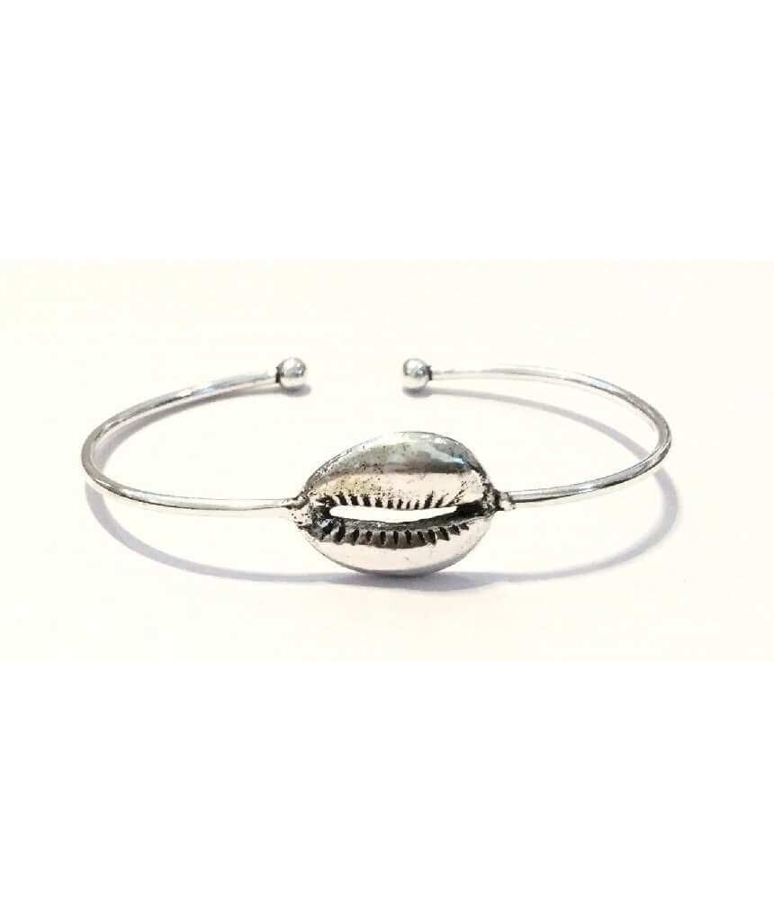 Muschelarmband - Silber