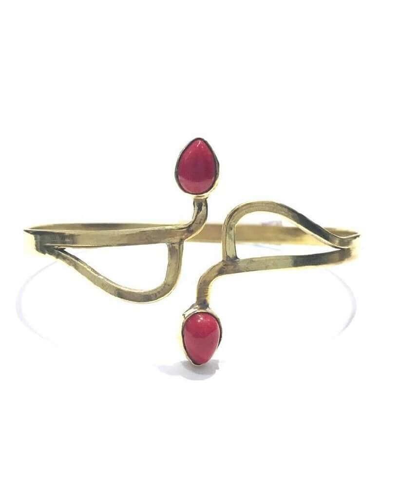 Swirly Armreif – Rot