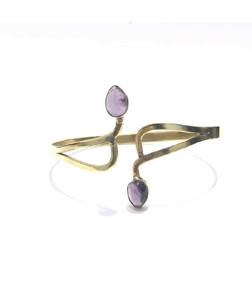 Swirly Manschettenarmband - Lila