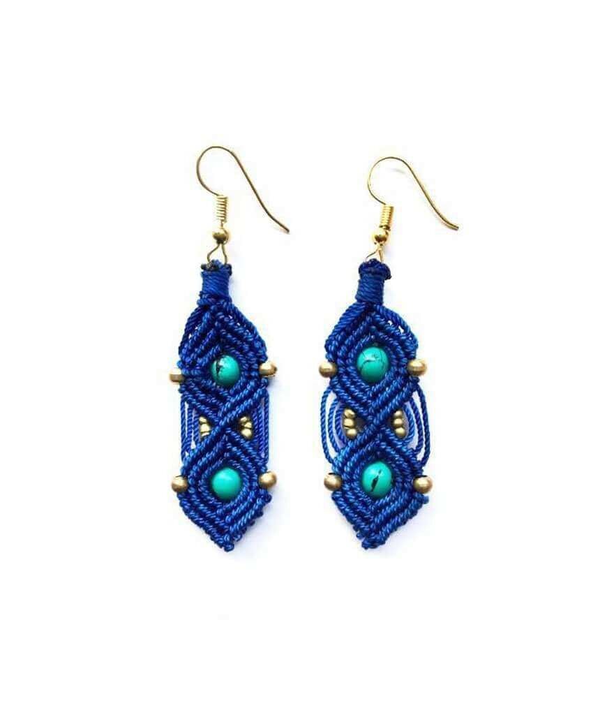 Parrot Attack Ohrringe - Blau