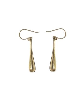 Boucles d'oreilles en forme de larme - Or 2