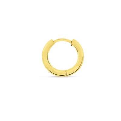 Stainless Steel Hoop Earrings - Gold 10mm