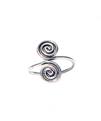 Bague Amulette Réglable - Argent 2