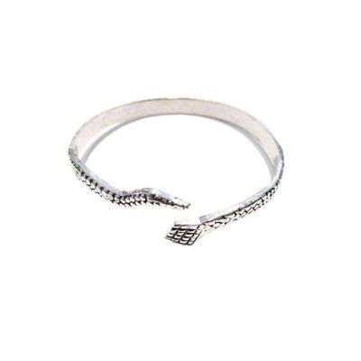 Snake Skin Bracelet - Silver