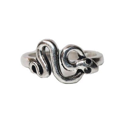 Mini Snake Ring - Silver