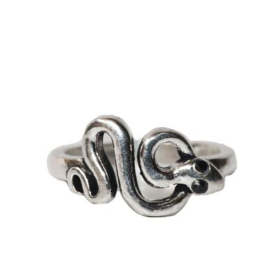 Mini Snake Ring - Silver