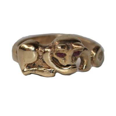 Adjustable Cat Ring - Gold