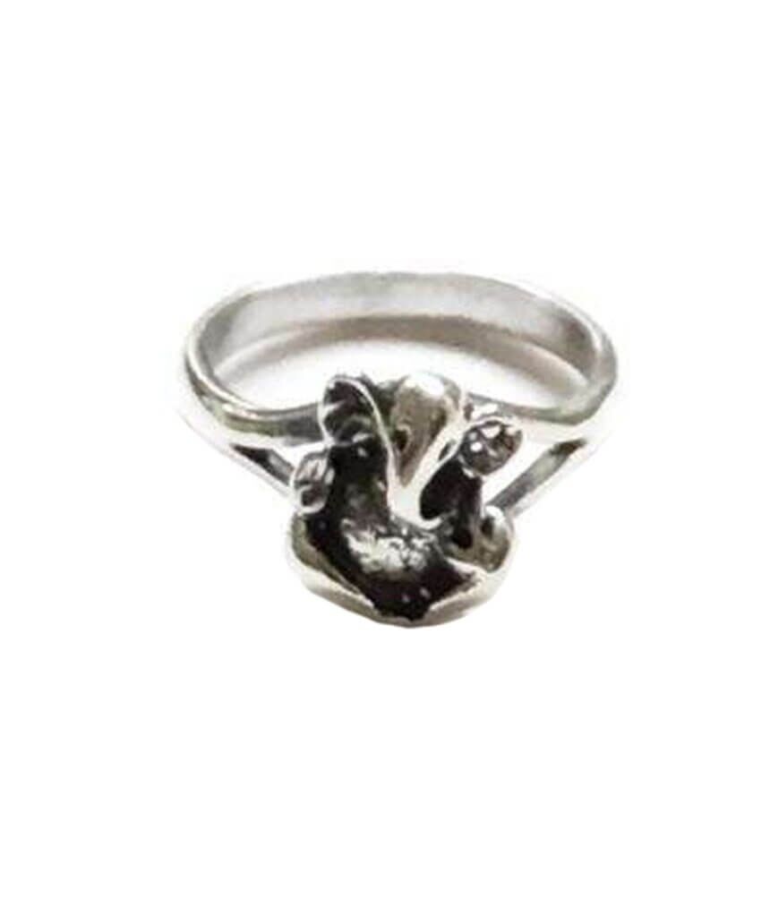 Baby-Elefanten-Ring - Silber