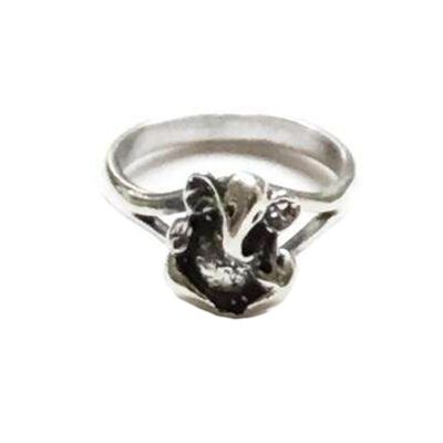 Baby Elephant Ring - Silver