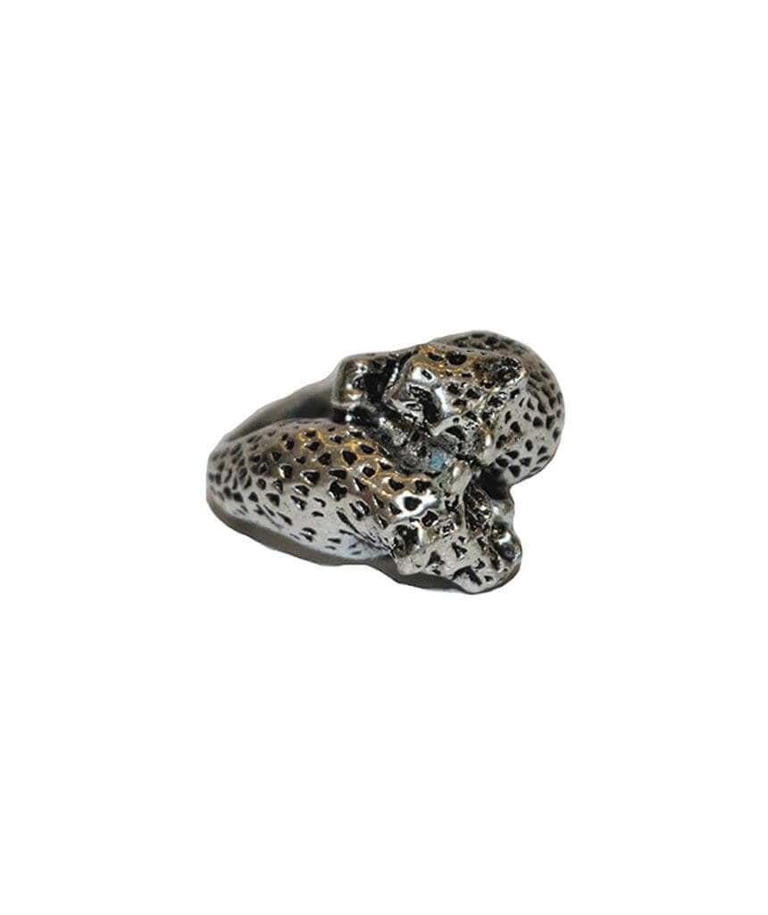 Doppelter Leopardenring - Silber