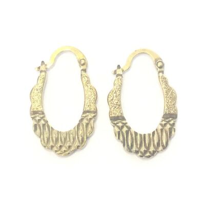 Mini Gold Ratchet Earrings
