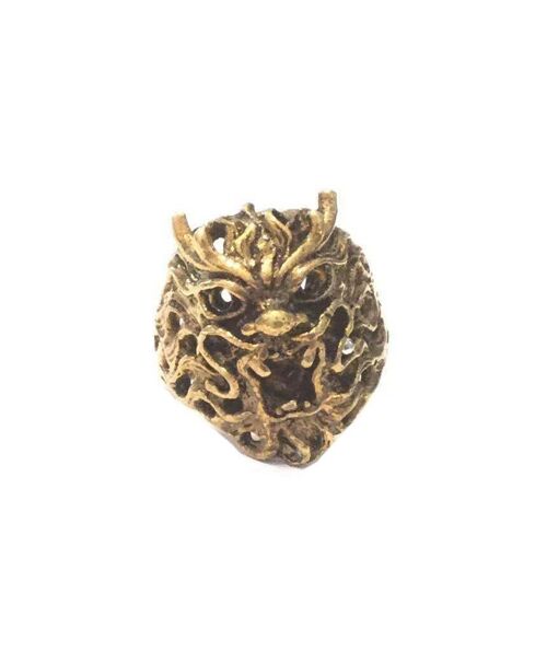 Monster Face Ring - Gold