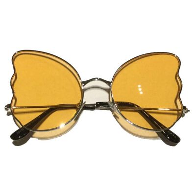 Gafas de sol extragrandes de mariposa - Naranja
