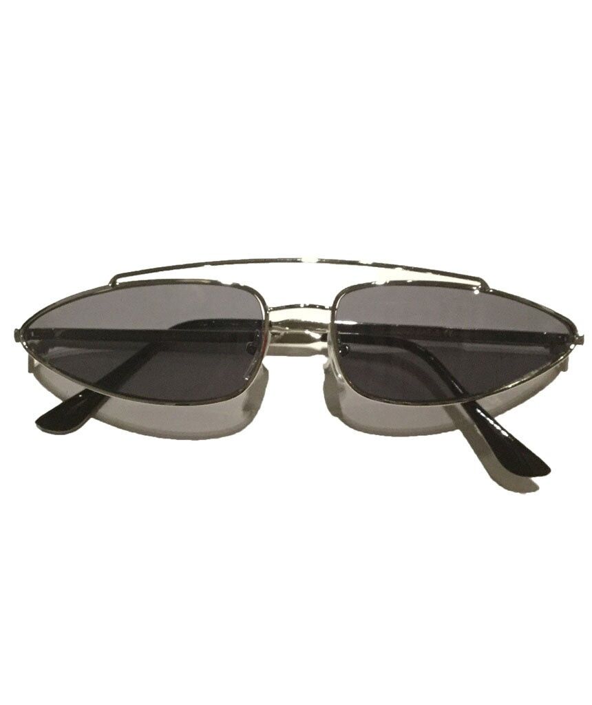 Vintage Sonnenbrille - Schwarz & Silber