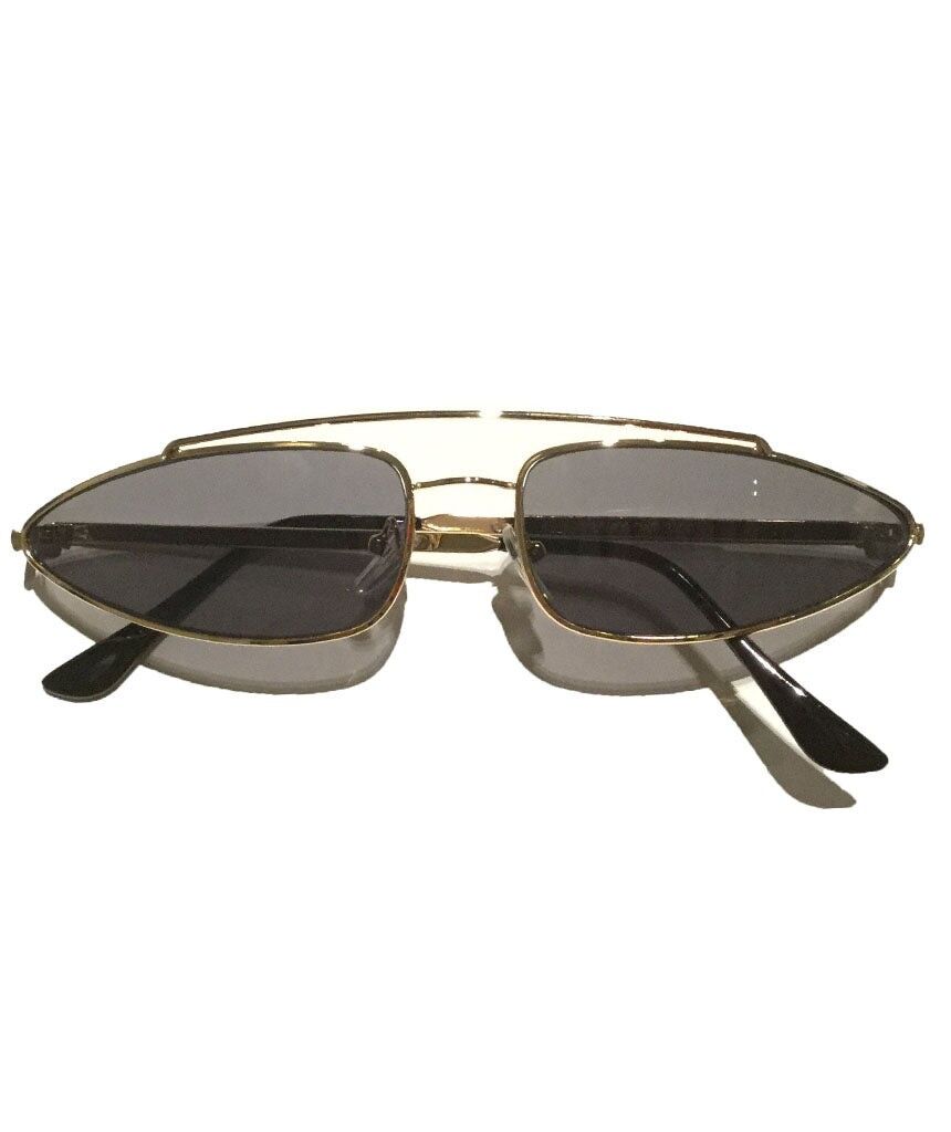 Vintage Sonnenbrille - Schwarz & Gold