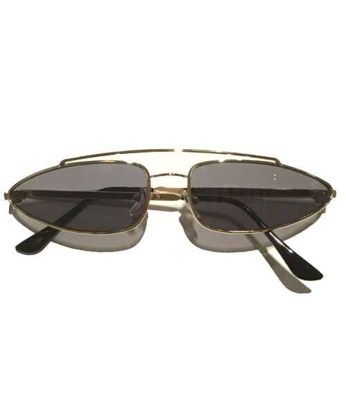 Vintage Sunglasses - Black & Gold