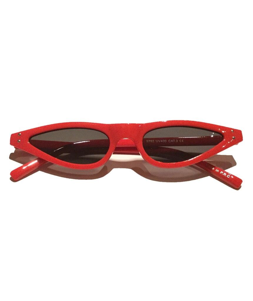 Stilvolle Retro-Sonnenbrille - Rot