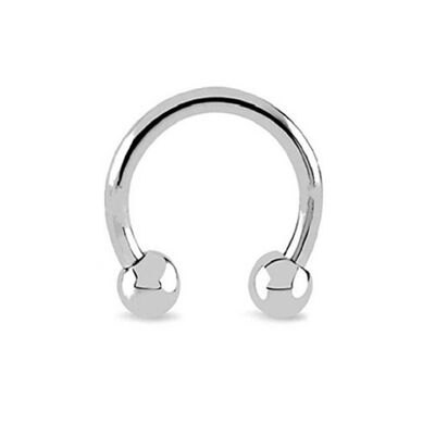 Bijoux de corps en acier inoxydable BCR et CBB - Argent 12 mm