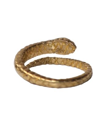 Bague Serpent Ajustable Élégante - Or 5