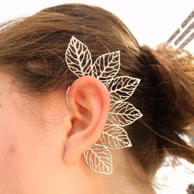 Leaf Ear Cuff - Gold
