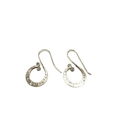 Paradise Flower Earrings - Silver