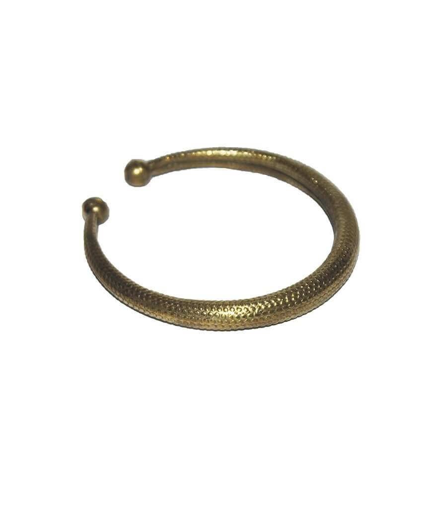 Klassisches Schlangenleder-Armband - Gold